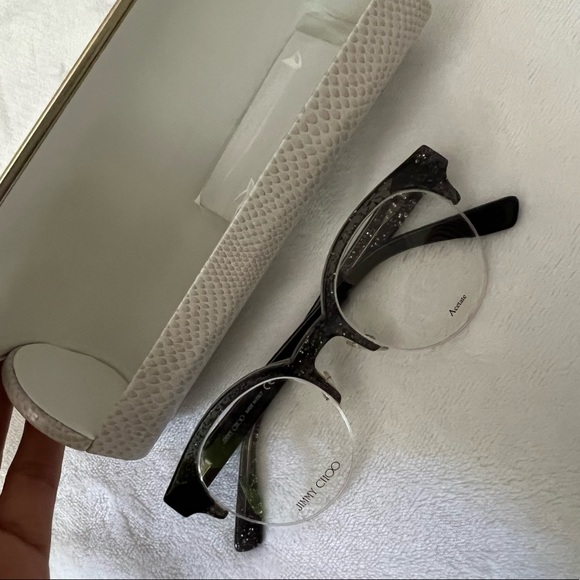 NWOT Jimmy Choo 151 glitter eyeglasses. - Picture 6 of 10